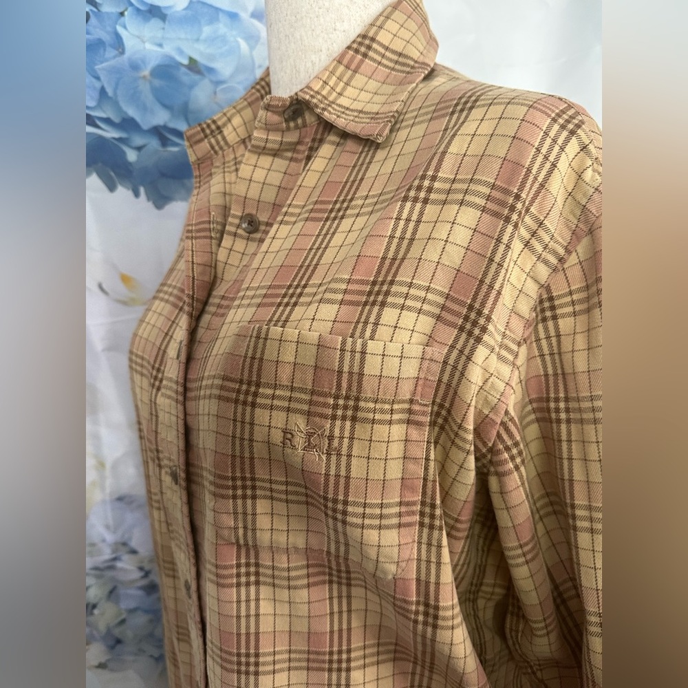 Lauren Ralph Lauren Plaid Button Down Shirt - Picture 3 of 10